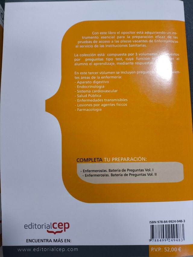 Batería Preguntas Enfermería I, II y III