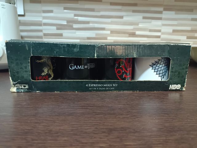Tazas juego de tronos