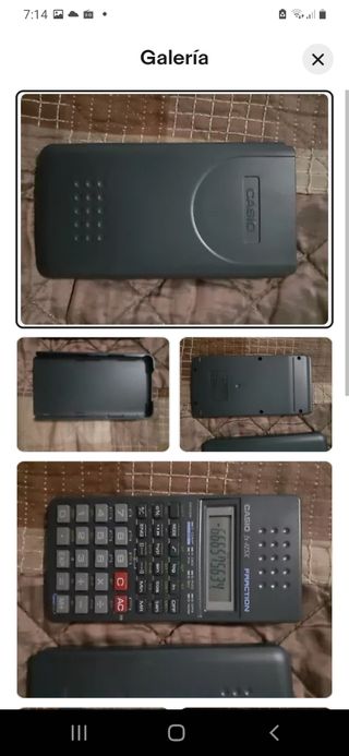 Casio calculadora científica FX82sx