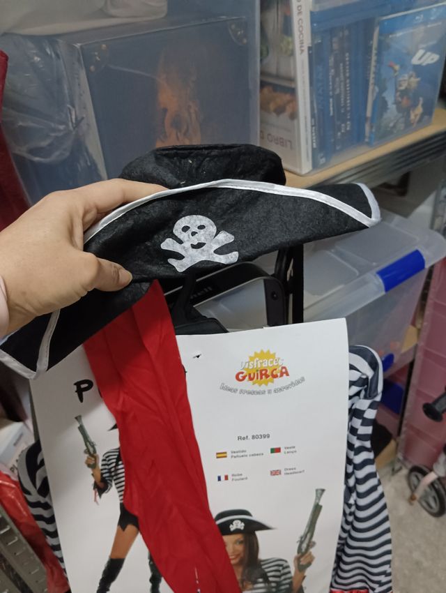 Disfraz T.Ú pirata mujer afulto