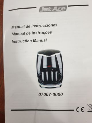 cafetera de filtro con dos tazas  nueva