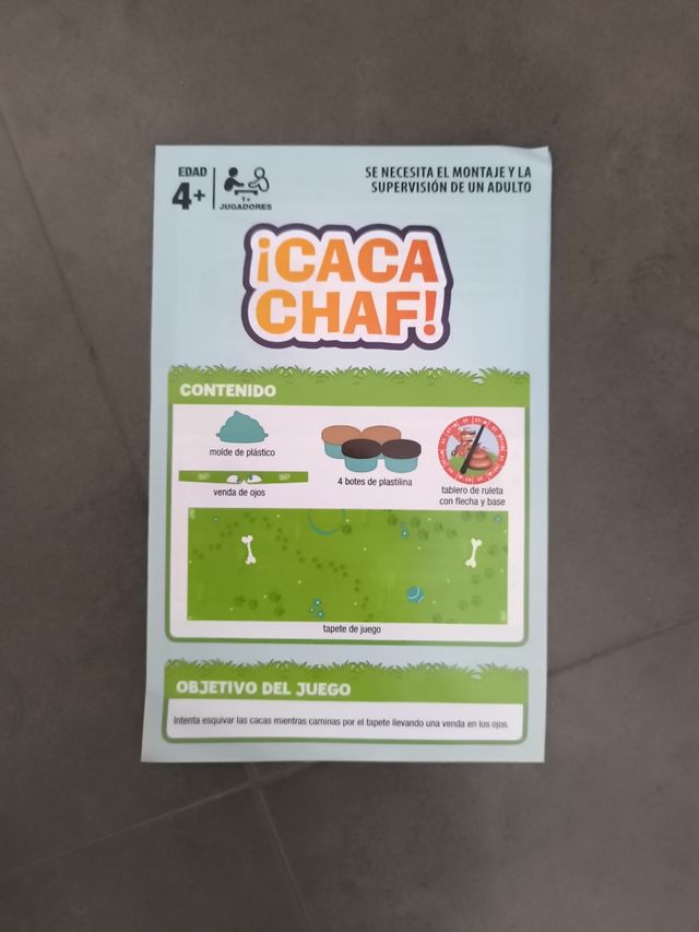 Juego Caca chaf!
