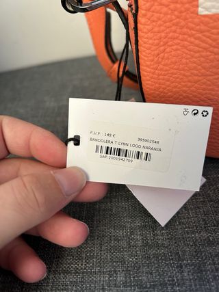 Bolso TOUS naranja bandolera nuevo a estrenar