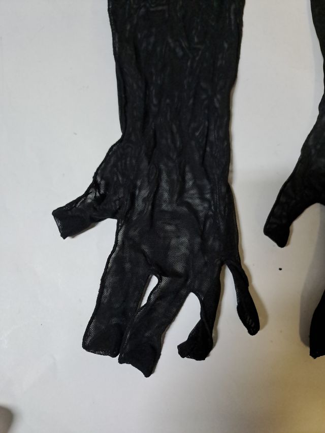 Guantes Tul Largos negros