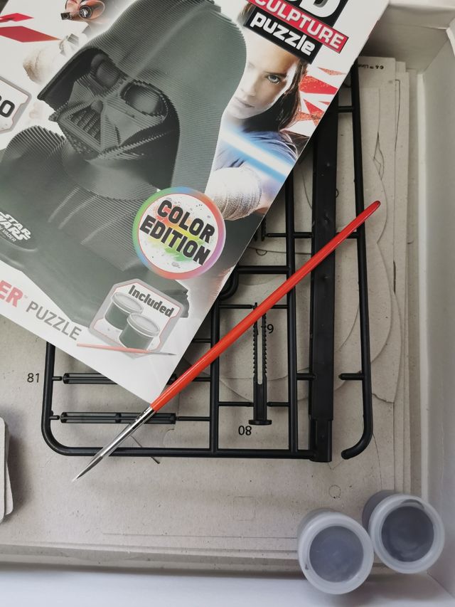 Star Wars puzzle Sculpture 3D Color Edition.