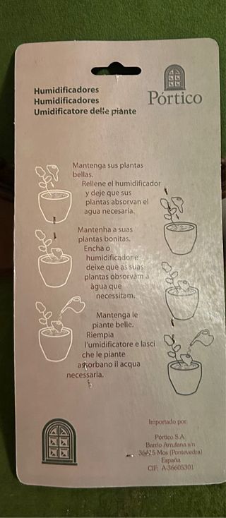 Humidicadores de plantas