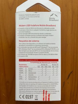 USB modem K3772 vodafone
