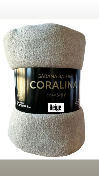 Sábanas bajeras coralina 90