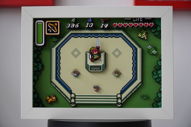 Shadowbox Zelda "A Link To The Past"