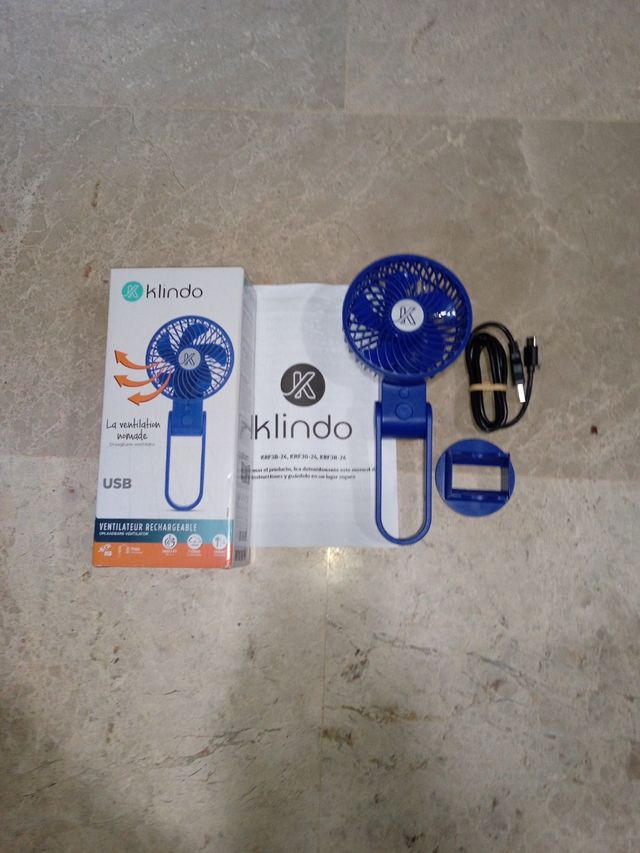 Ventilador recargable