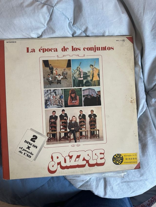 Disco de vinilo puzzle la epoca de los conjuntos