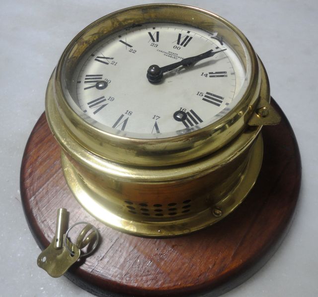 RELOJ DE BITACORA ALEMAN CON SONERIA