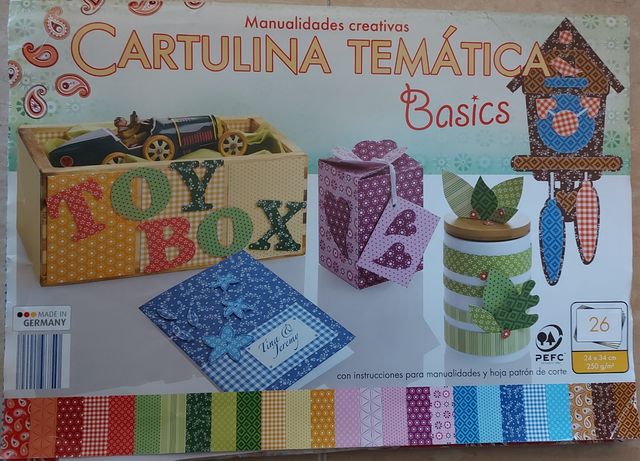 Block cartulinas Temática manualidades