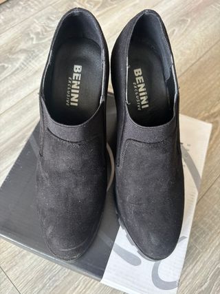 Botín negro tacón Mujer Talla 39 Benini Shoes