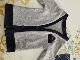 Lot per bambini camicia papillon maglion