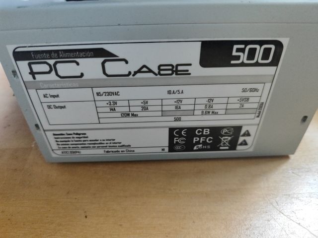 Fuentes de alimentación