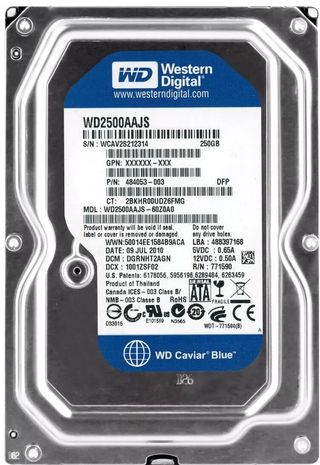 Disco Duro HDD de 250gb