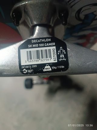 Monopatín skate niño