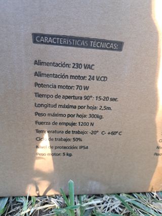 Kit batiente dos hojas