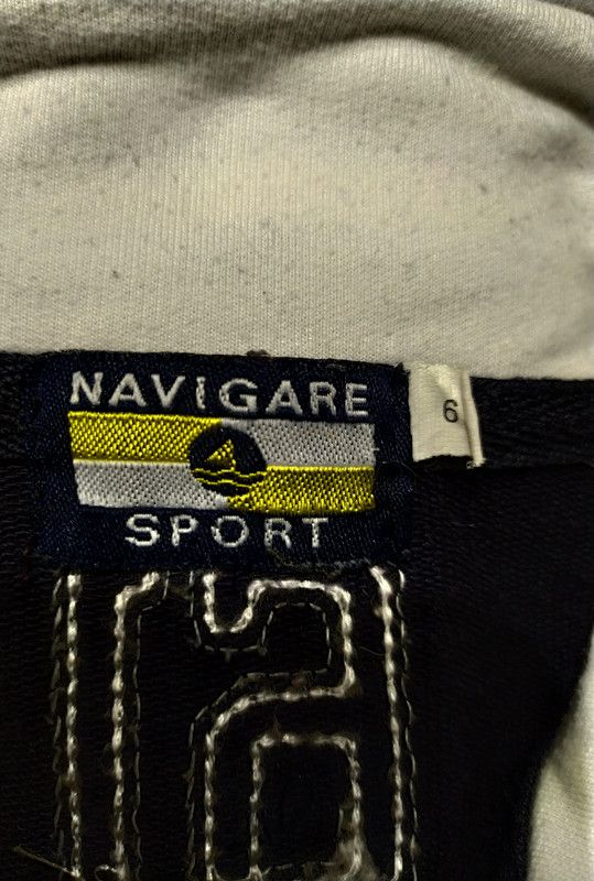 Felpa con zip marca Navigare - bimbo 6 anni