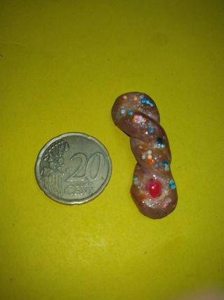 Mini scimmia pasquale intrecciata, ideale per la decorazione