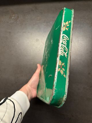 Bandeja Coca cola laton vintage