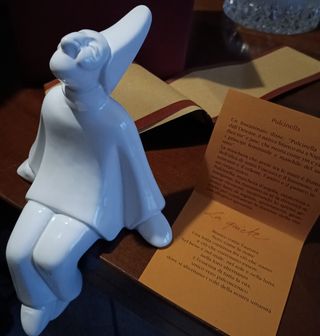 Salvatore Troiano Pulcinella ceramica