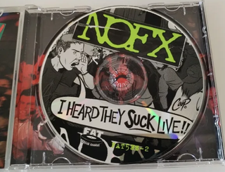 NOFX, "I HEARD THEY SUCK!!" (Directo), CD