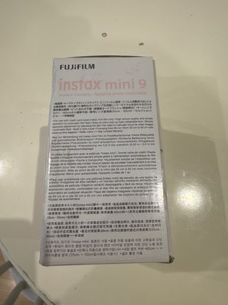 Camara fotos instax mini 9 NUEVA!