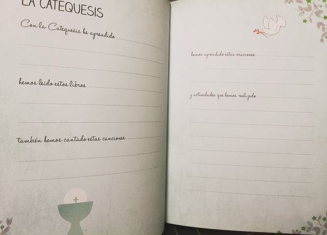 Album recuerdo primera comunión niño