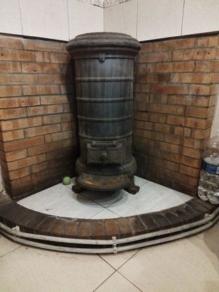 Estufa de hierro colado