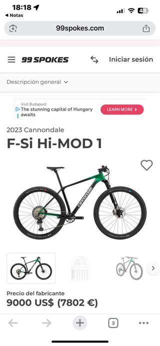 Cuadro solamente FSI HIMOD talla M