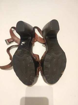 Zapato sandalia tacón mujer