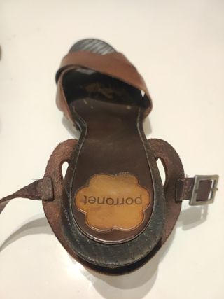 Zapato sandalia tacón mujer