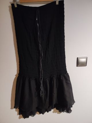 Falda negra Caramelo