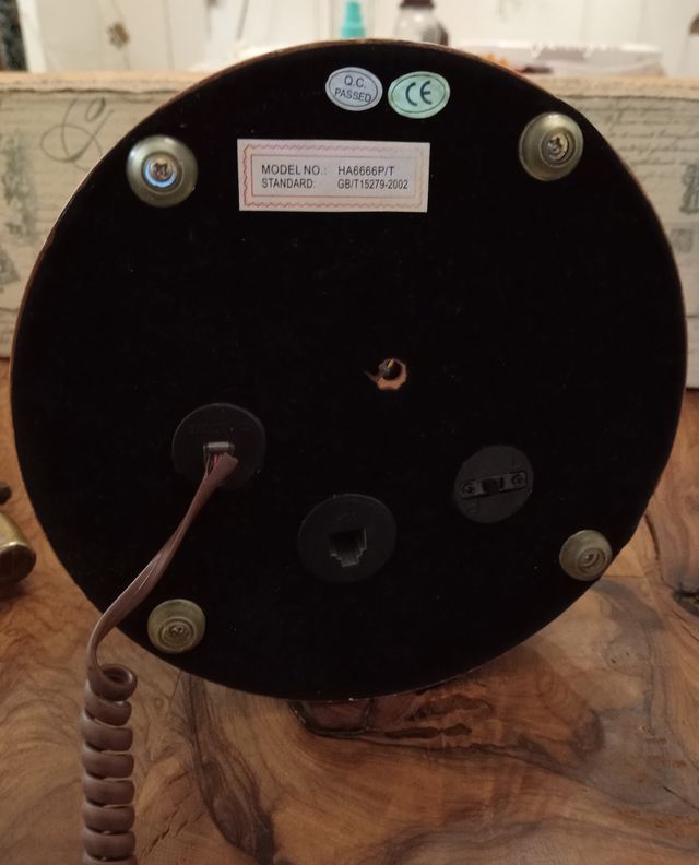 Teléfono vintage retro