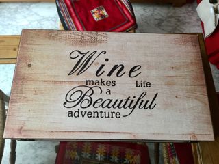 Maleta grande para guardar 6 botellas de vino