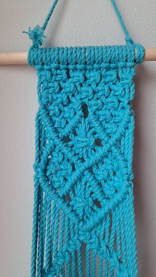 Portavaso pensile in Macramè