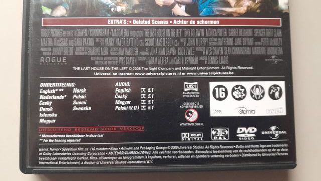 DVD The last House on the Left (2009)