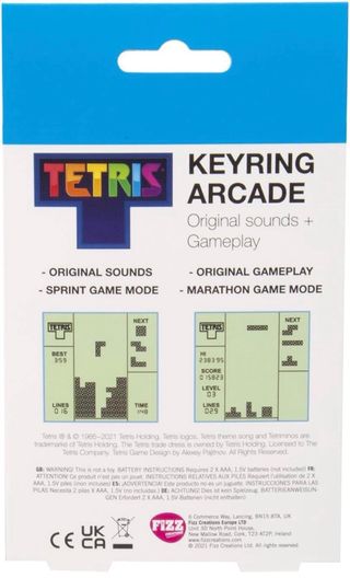 Juego de Tetris Llavero