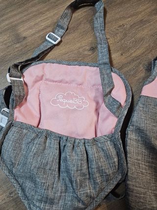 Saco de bebé y mochila portabebes