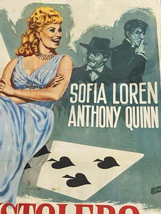 Espectacular cartel cine vintage 1961