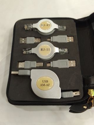 Estuche cables informática