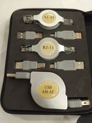 Estuche cables informática
