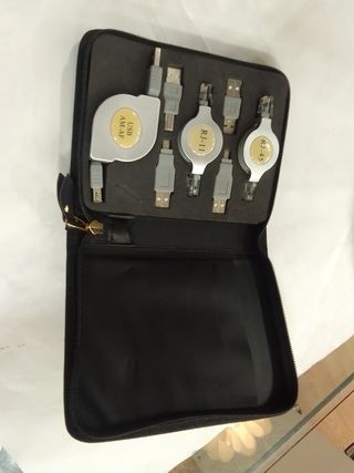 Estuche cables informática