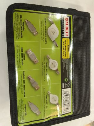 Estuche cables informática