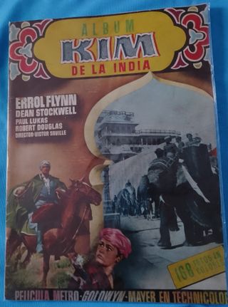 ALBUM CROMOS KIM DE LA INDIA COMPLETO 1951