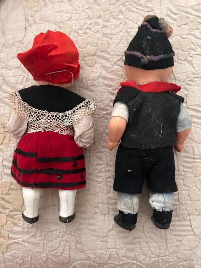 Muñecos celuloide antiguos