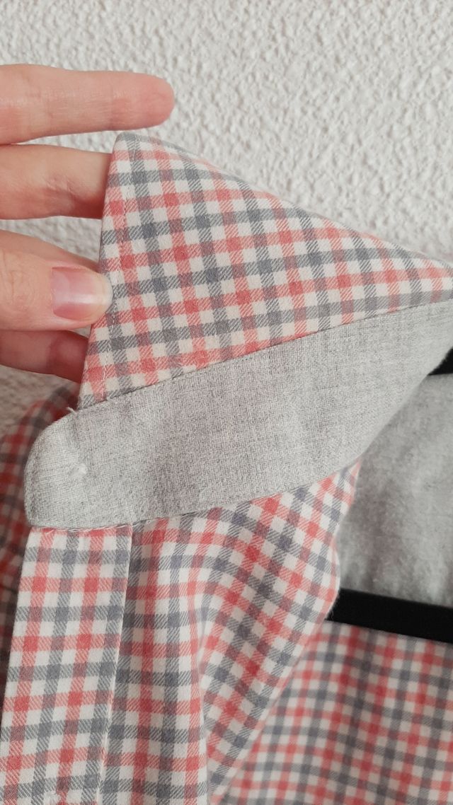 Camisa de cuadros manga larga