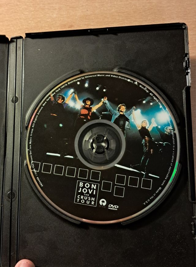 DVD Bon Jovi Crash tour